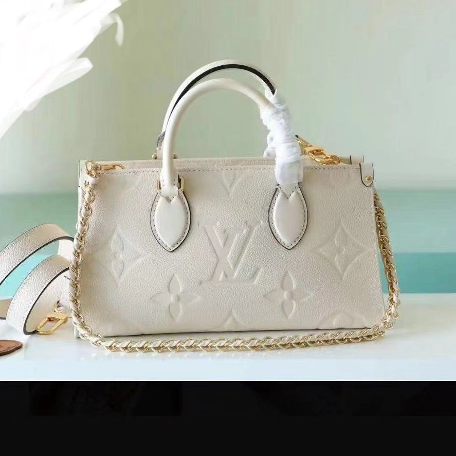 White LV handbag