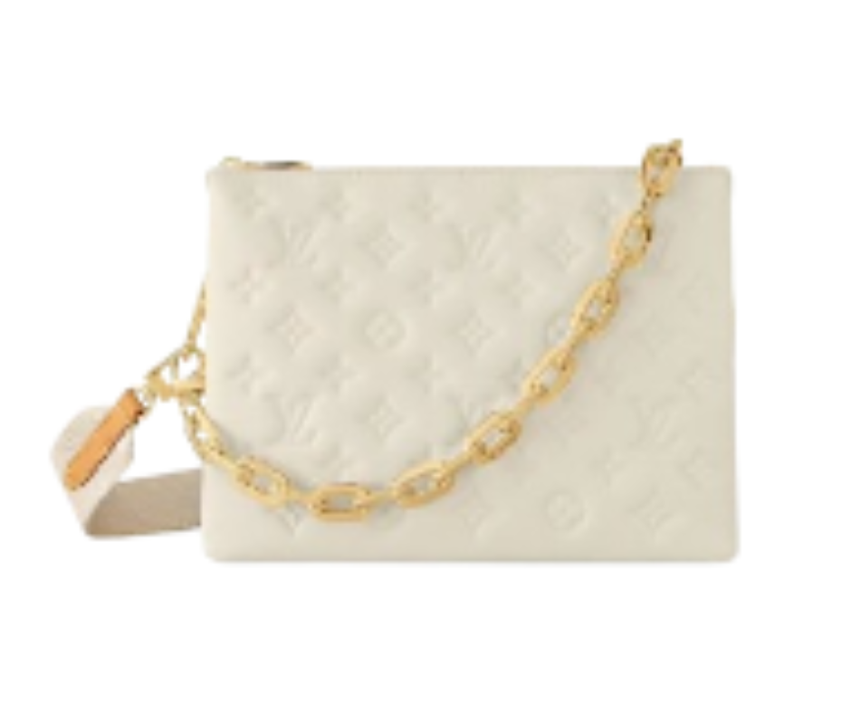 White LV crossbody